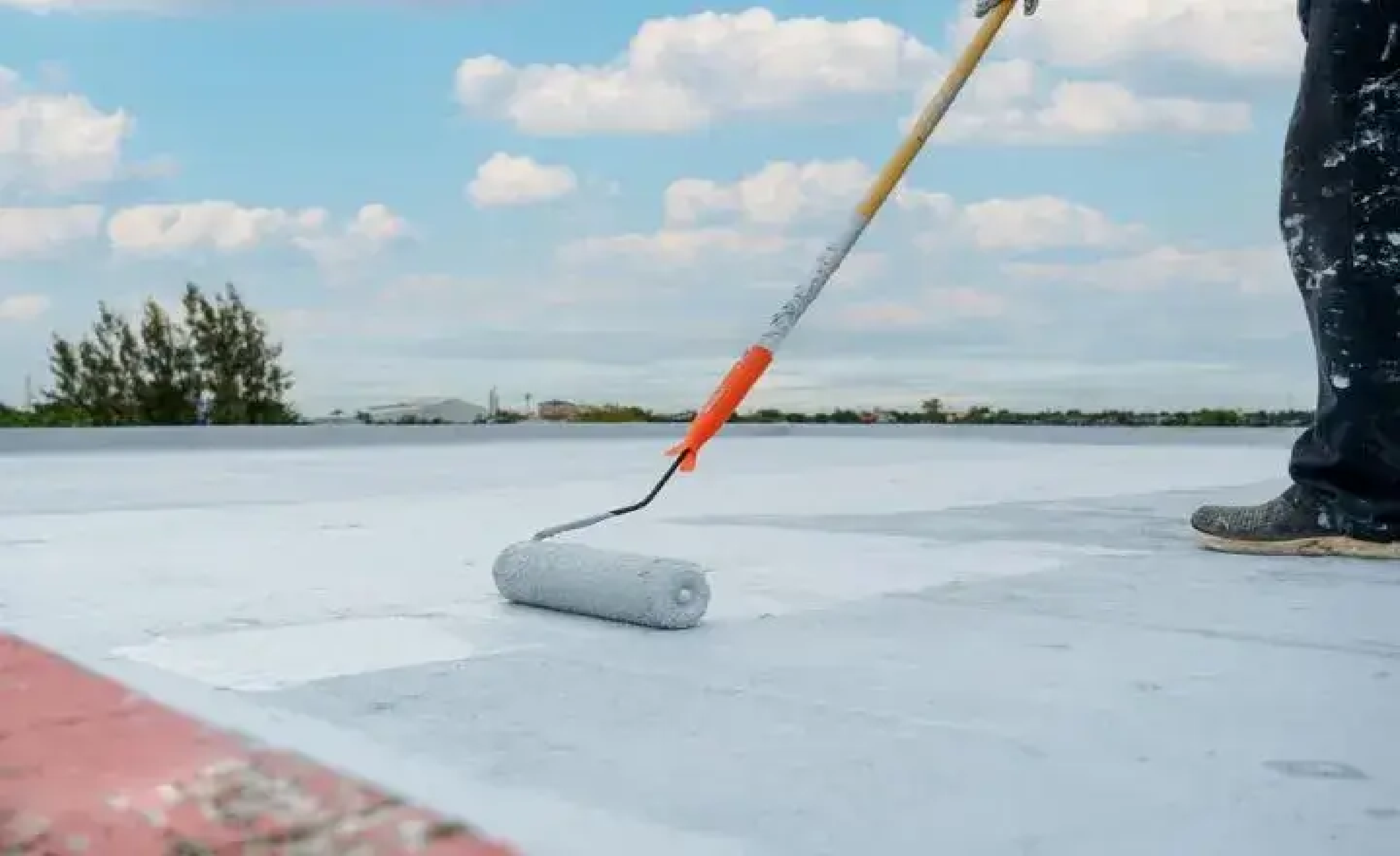 Terrace floor sun protection Solution